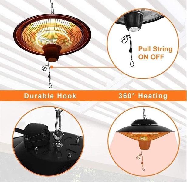 Infrared wall heater for bathroom