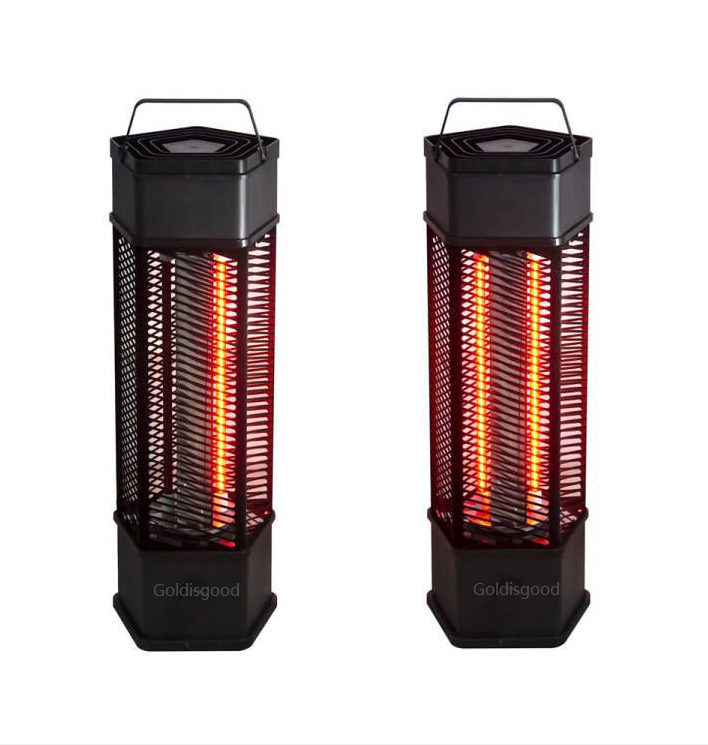 Dimmable patio heater